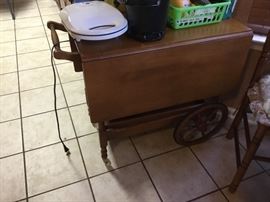 Vintage tea cart