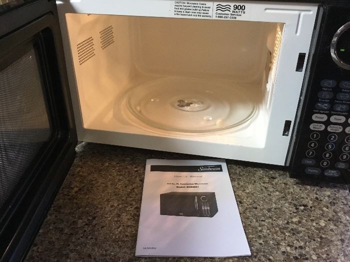 Inside of microwave