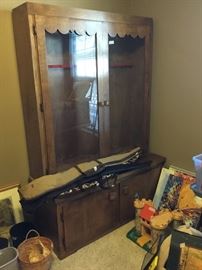 Bedroom - downstairs - Gun cabinet