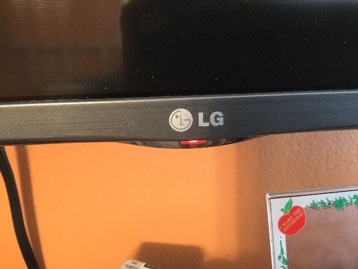 TV on wall is an LG