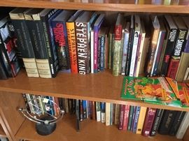 Upstairs Office Bookshelves filled with books