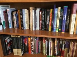 Upstairs Office Bookshelves filled with books