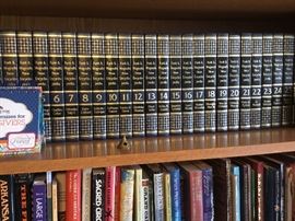 Upstairs Office Bookshelves filled with books