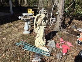 Outside in front of house