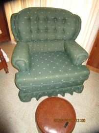 Med size (like new) chair, ottoman