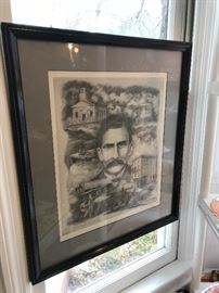 Doc Holliday pencil by Judy Bronkhorst