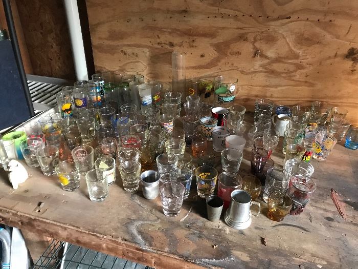 Shot glass collection 