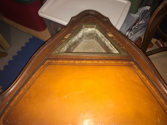table w/built in planter