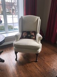 Matching Queen Anne Wing Chairs