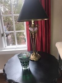 Table Lamp and vase