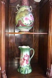 Vintage hand painted items