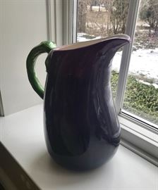 Huge Egg Plant Pitcher