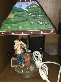 Golfer Lamp