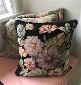 Needlepoint pillow