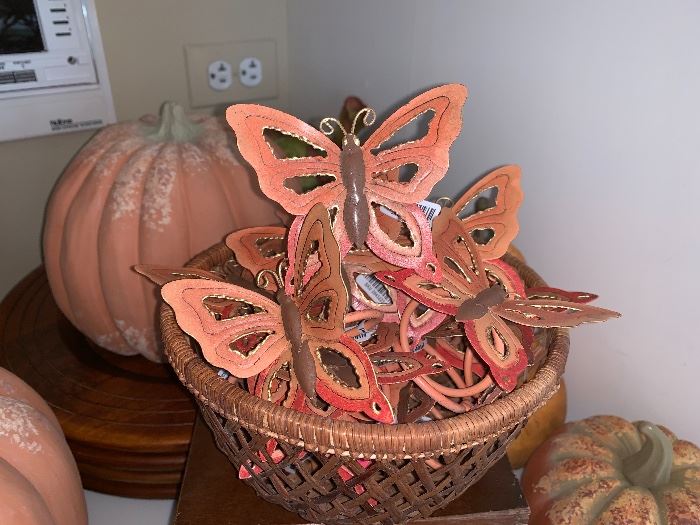 Butterfly napkin rings