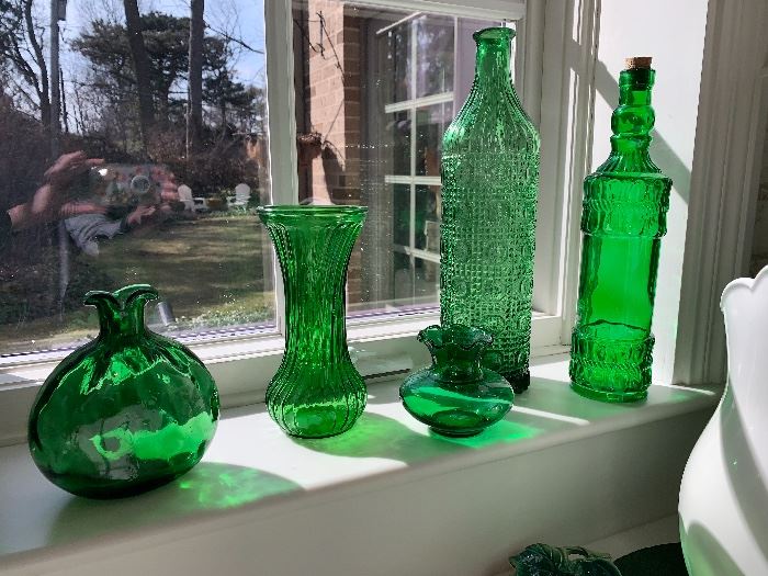Green bottles