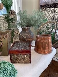 Copper watering can