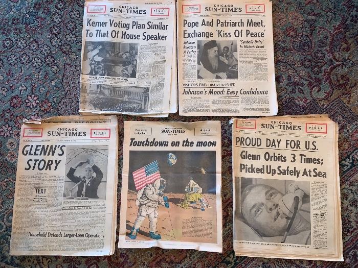 1960's Vintage newspapers
