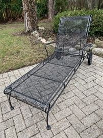 Wrought Iron Chaise