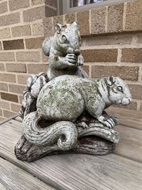 more statuary-squirrels