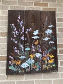 Wood floor painting