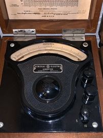 Vintage GE Alternating Current Ammeter