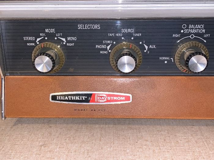 Vintage Heathkit Day Strom Model AA 100 Amplifier