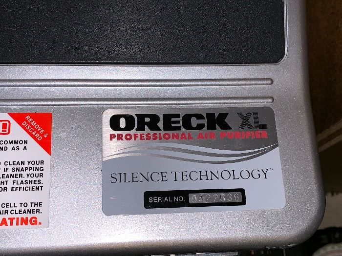 Oreck XL air purifier