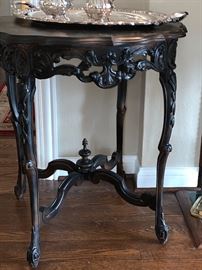 Exciting hand carved antique Lamp Table