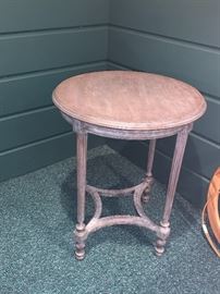 Vintage round side table