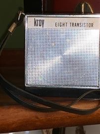 Vintage Kroy Eight Transistor radio