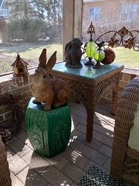 Staged items-all here - Garden Seat