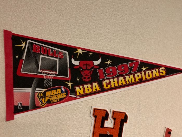1997 Chicago Bull Champs Pennant