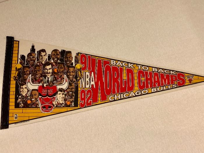 1992 Chicago Bull Champs pennant
