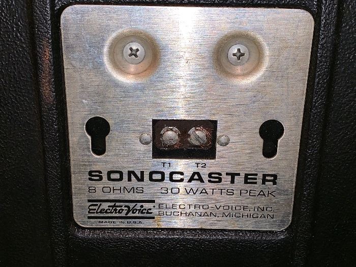 Vintage EV - Electro-Voice Sonocaster speakers