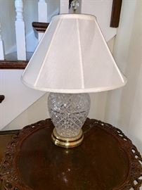 Crystal table lamp