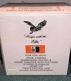 Elite speakers Pro Platinum Series 11 - never out of box