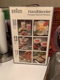 BrAun hand blender - new in box