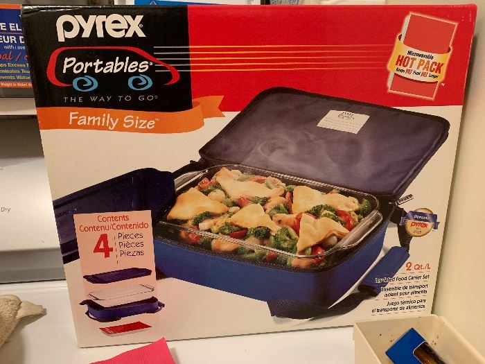 Pyrex portables - new inbox