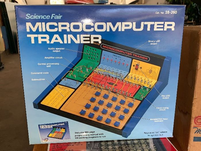 Vintage Science Fair Microcomputer Trainer in box
