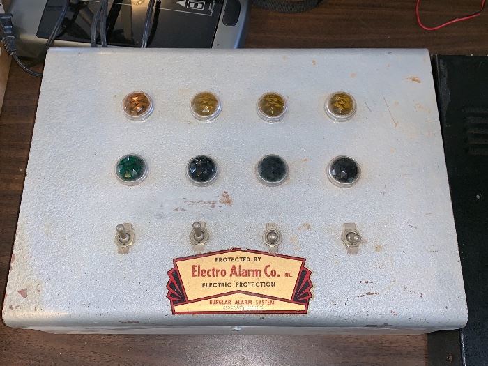 Vintage Electro Alarm Co. - Burglar Alarm System