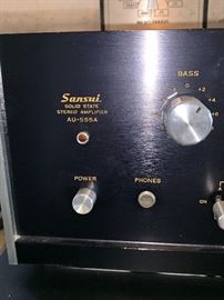 Sansui Stereo Amplifier AU-555A Solid State
