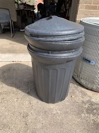 trash cans