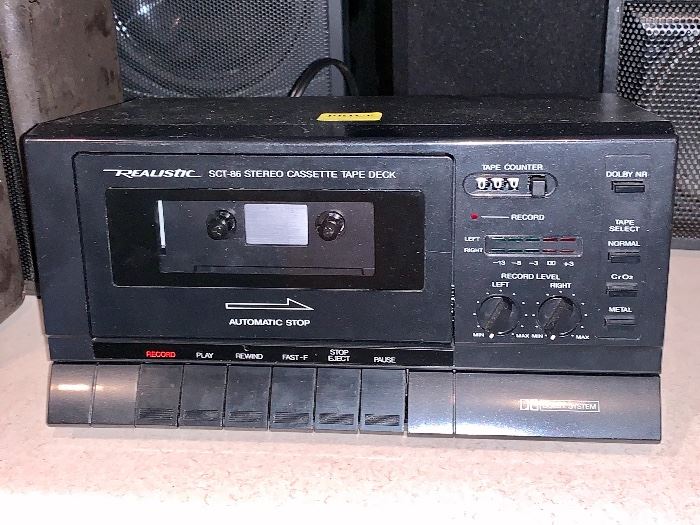 Realistic cassette tape deck
