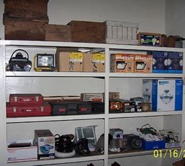 Wood boxes, new lights, etc..