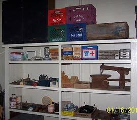 Speakers, milk crates, and misc.