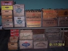 More wood advertising boxes