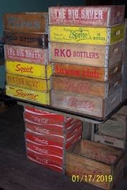 More wood advertising boxes