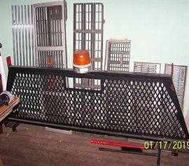 Truck grills, truck rear window protector screen