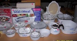 Corning ware, kitchen items NIB